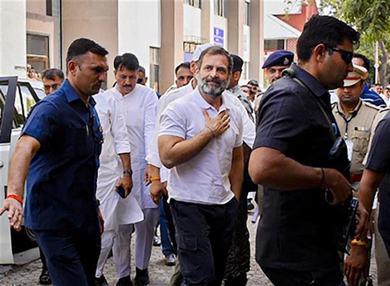 Rahul Gandhi gets 2 years in jail in defamation case; granted bail
