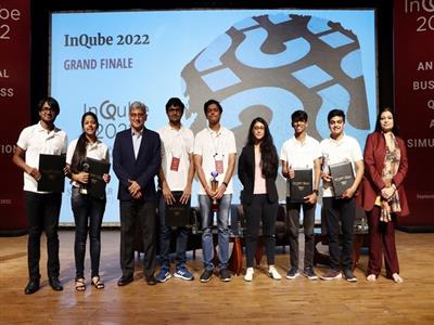 InQube 2022 concludes at Shiv Nadar Institution of Eminence; IIT Madras wins top prize