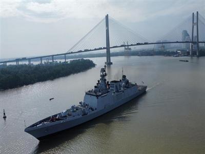 Indian navy ships Shivalik and Kamorta visit Ho Chi Minh City, Vietnam