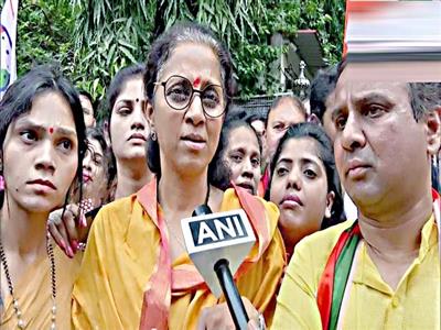 NCP leader Supriya Sule demands resignation of Maha Home Minister Devendra Fadnavis