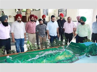 Meet Hayer visits Bhakra-Nangal project, inspects Dam and Reservoir