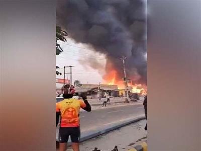 Massive fire engulfs dhabas, shops in Greater Noida; no casualties reported