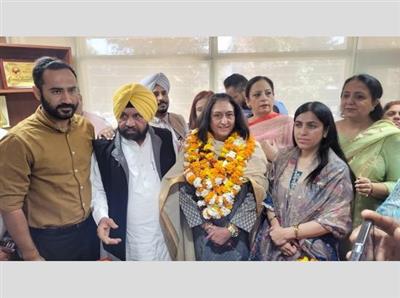 Raj Lali Gill takes charge as Chairperson of Punjab State Commission for Women