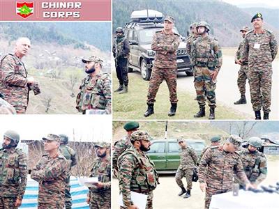 Chinar Corps Commander visits North Kashmir to review security situation