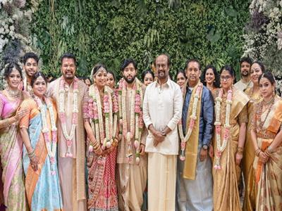 Rajinikanth, Kamal Haasan , Mani Ratnam attend S Shankar's daughter Aishwarya's wedding