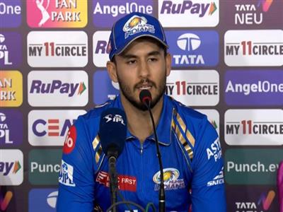 We need to win all our games from here: MI's Nehal after conceding 9-wicket loss vs RR