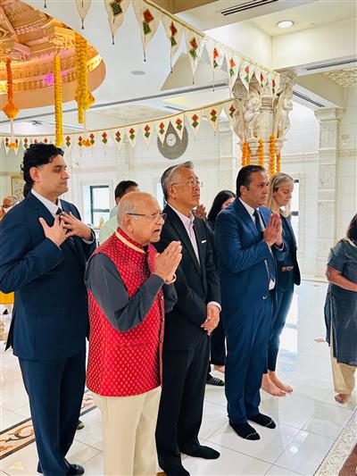 US State Dept official visits Jain Temple in California, says 'Indian-Americans are backbone of strong relationship between two countries'
