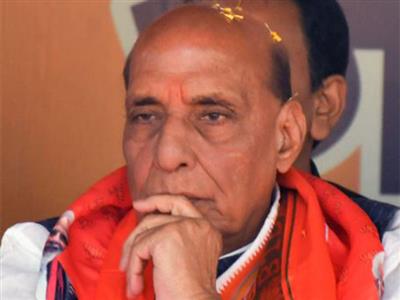 Lok Sabha polls: Rajnath Singh to file nomination from Lucknow today