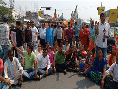 12-hour 'Bandh' in Siliguri after alleged attack on BJP workers by TMC members