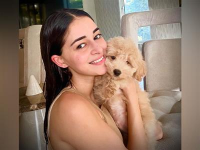 Ananya Panday introduces her 'baby jaan' pet pooch to fans