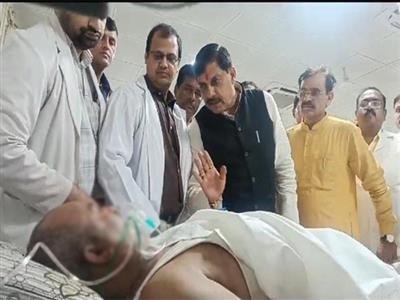 Madhya Pradesh: CM Mohan Yadav visits BSF jawans injured in Datia accident