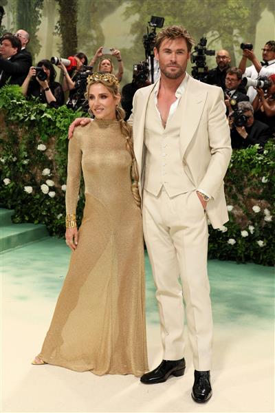 Chris Hemsworth, wife Elsa Pataky serve couple goals at Met Gala debut