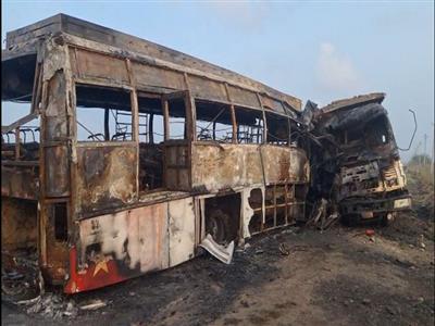 Six people killed in bus-lorry collision in Andhra's Palnadu district