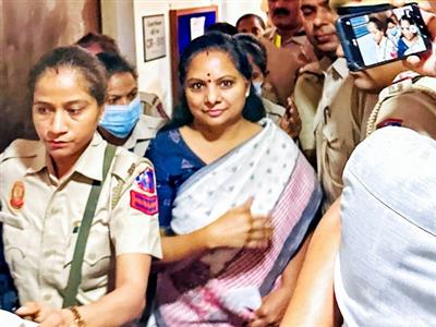 Delhi HC notice to CBI on BRS leader K Kavitha's plea challenging arrest