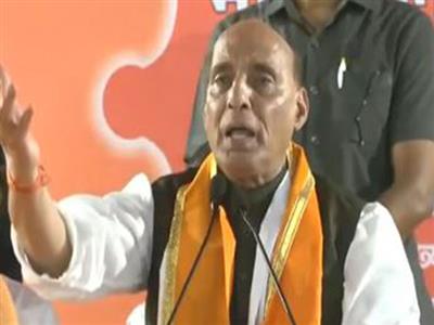 Pakistan leaders saying that India becoming powerful country: Rajnath Singh