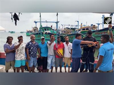 Seven Sri Lankan fishermen held near Kanyakumari for 'trespassing'