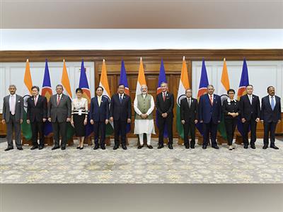 PM Modi interacts with Foreign Ministers, representatives of ASEAN countries