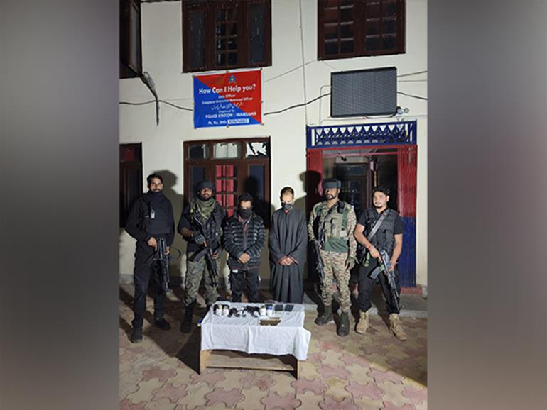 J-K: Two terrorist associates nabbed in Shopian joint operation, arms recovered