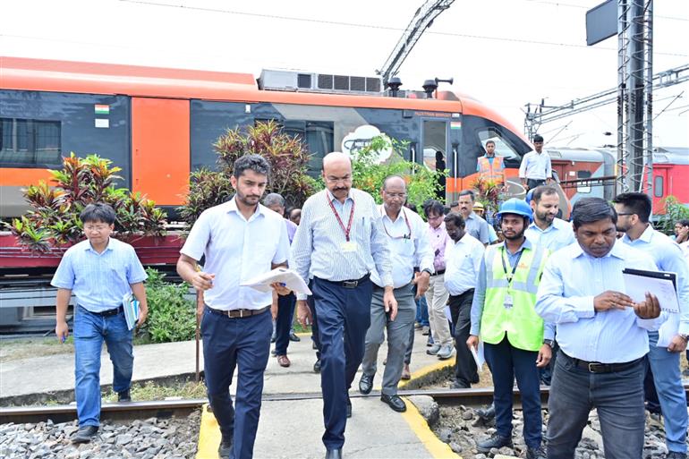 Railway Board Member Inspects Kamakhya Depot, Reviews Safety & Vande Bharat Maintenance
