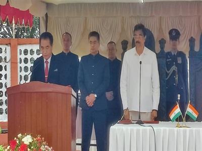 ZPM founder Lalduhoma takes oath as Mizoram Chief Minister