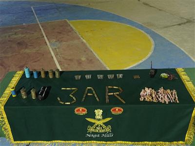 Three bunkers destroyed, major arms cache seized by Manipur Police during search operations