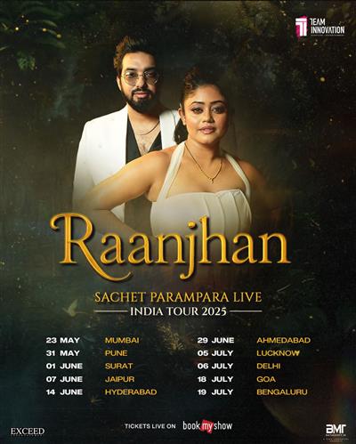 Music duo Sachet Parampara announces their first India tour this summer