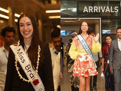 Miss Brazil, Miss Canada touch down in Hyderabad ahead of Miss World 2025