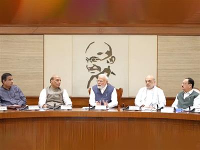 Prime Minister Narendra Modi chairs Union Cabinet meeting following Operation Sindoor