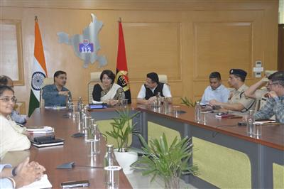 Sumita Misra, IAS (Additional Chief Secretary, Home), Visits Haryana 112 Headquarters in Panchkula