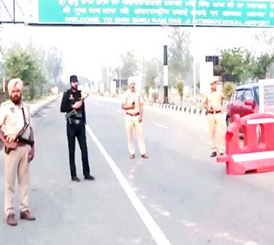 All functions of Amritsar international airport suspended till further notice