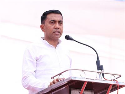 Goa CM Pramod Sawant lays foundation stone for construction of government office Complex in Bicholim Taluk