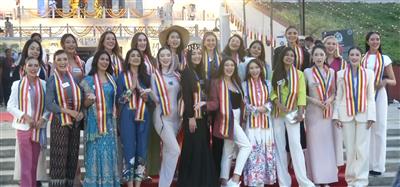 Miss World 2025 contestants visit Buddhavanam on Buddha Purnima