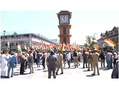 BJP organises 'Tiranga Rally' in Srinagar following Operation Sindoor