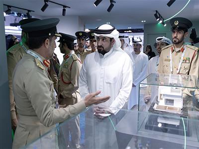 Ahmed bin Mohammed visits World Police Summit 2025