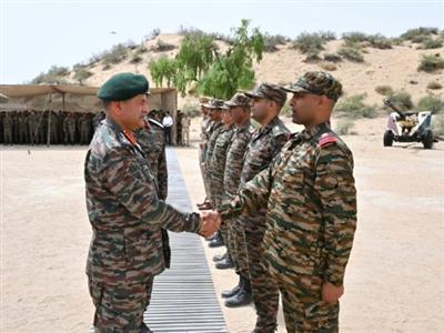 COAS Gen Upendra Dwivedi visits Laungewala, lauds forces for their 