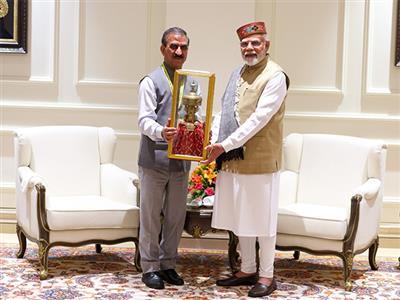 Himachal CM urges PM Modi to safeguard interests of state in hydropower projects