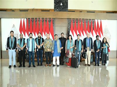 Sanjay Kumar Jha-led all-party party delegation arrives in Jakarta