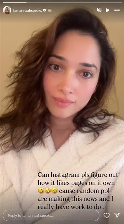 After Virat Kohli, Tamannaah Bhatia blames Instagram algorithm for 
