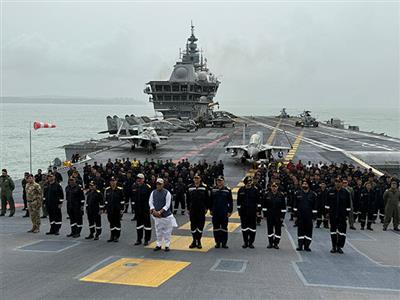 If Navy had acted in Operation Sindoor, Pakistan could have split into four parts: Rajnath Singh aboard INS Vikrant