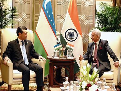 EAM Jaishankar, Uzbekistan counterpart Saidov discuss cooperation in connectivity, trade