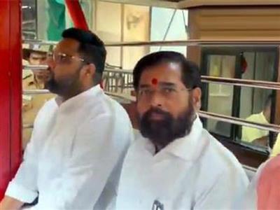 Maharashtra Deputy CM Eknath Shinde visits Raigad Fort for Shivaji Maharaj's 352nd coronation anniversary
