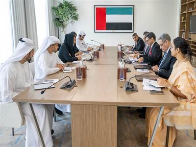 Vikram Misri meets UAE MoS for International Cooperation, HE Reem Al Hashimy