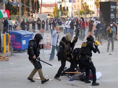 ICE raids spark protests in Los Angeles; local officials say they were left in the dark