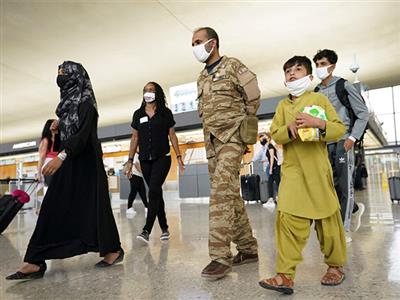 55 Afghan evacuees reviewed by US, 9 still under scrutiny amid immigration protests
