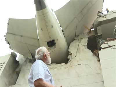 Air India plane mishap: PM Modi visits crash site, assesses ground situation in Ahmedabad