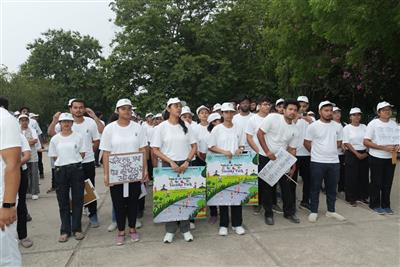 NIA Panchkula Organizes Successful Walkathon as Part of International Yoga Day Celebrations