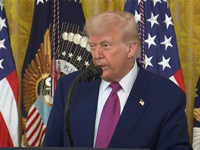 Awkward moment: Trump criticises Trudeau over Russia's G7 expulsion with Canadian PM Carney by his side