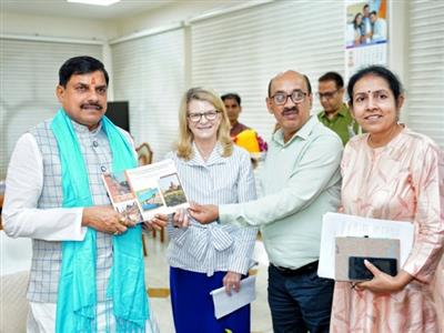 UNICEF India Representative Cynthia McCaffrey calls on Madhya Pradesh CM Mohan Yadav in Bhopal