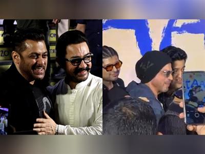 SRK, Salman join Aamir Khan at 'Sitaare Zameen Par' premiere; check out pics