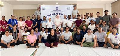 “A Decade of International Day of Yoga” was commemorated by Office of Controller of Communication Accounts, Punjab Telecom Circle, at Chandigarh.